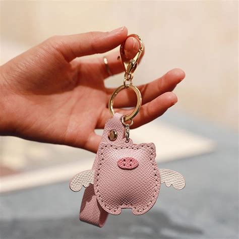 lv keychain pig|flying pig keychain.